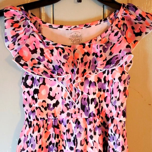 Leopard Print Girl's Dress - Picture 1 of 5